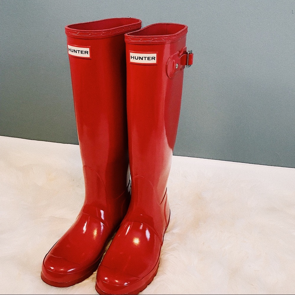 Red Hunter Boots